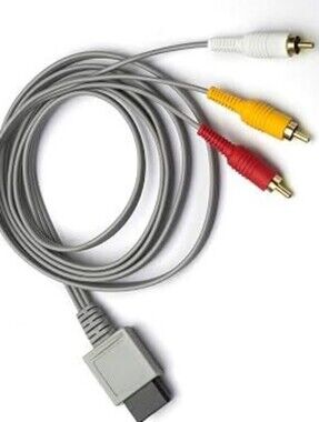 6ft Replacemrnt Nintendo Wii/Wii U AV RCA Composite Cable